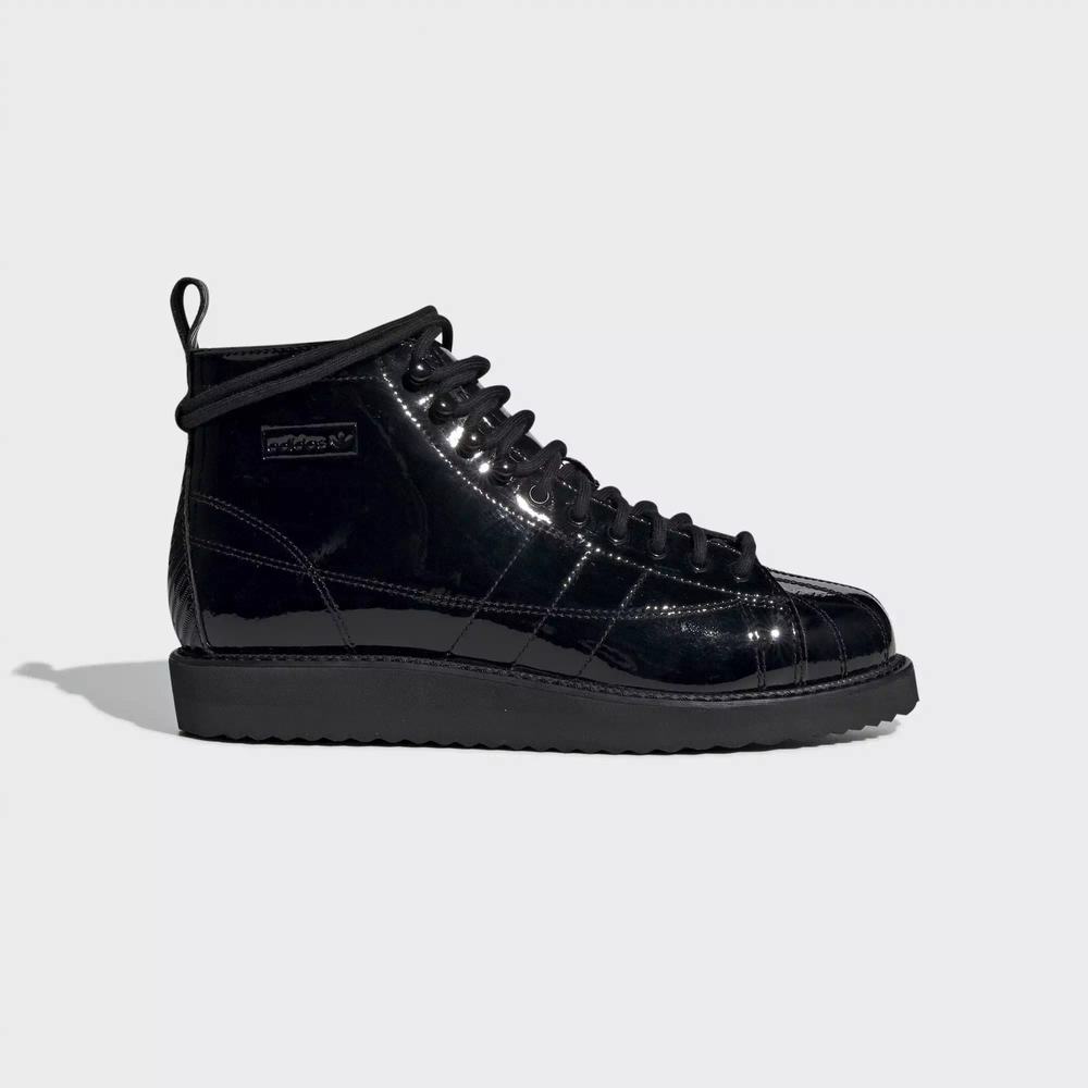 Adidas Superstar Botas Negros Para Mujer (MX-10647)